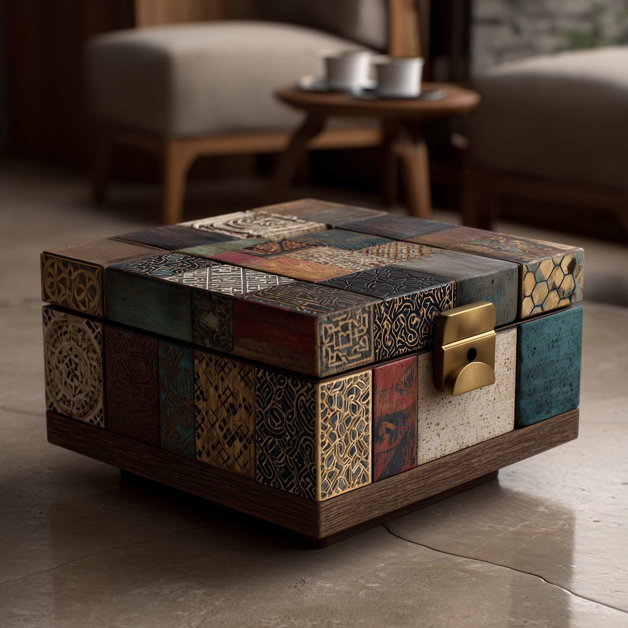 A collection of diverse Italian handicrafts including textiles, pottery, and jewelry